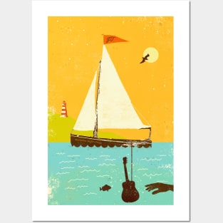 SAILBOAT DREAM Posters and Art